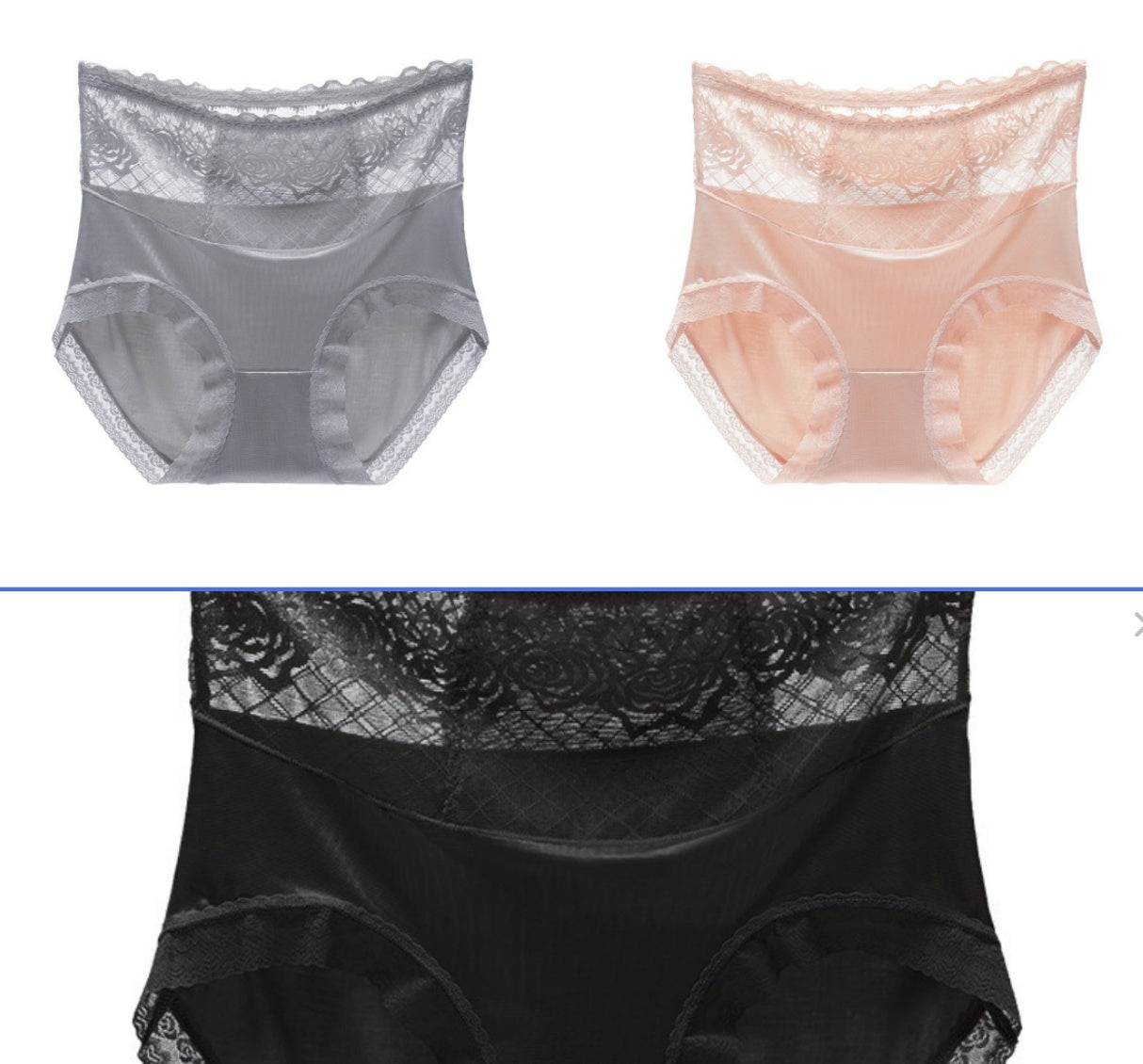 Modal Traceless Lace Sexy Panties Women