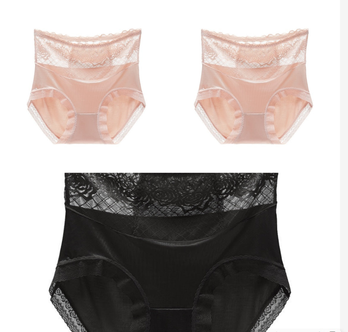 Modal Traceless Lace Sexy Panties Women