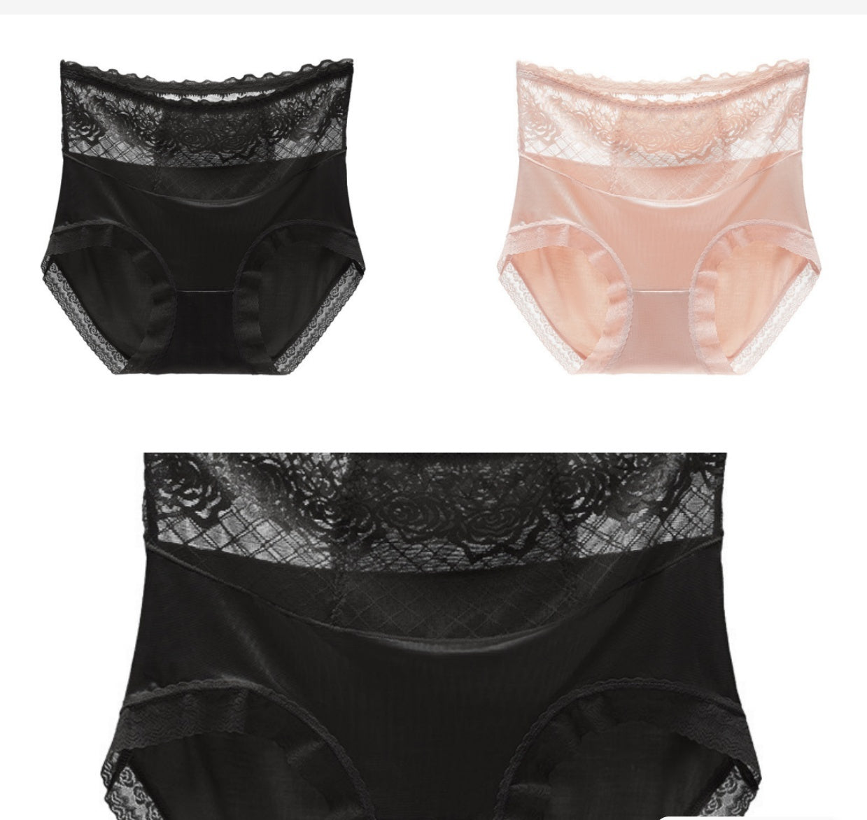Modal Traceless Lace Sexy Panties Women
