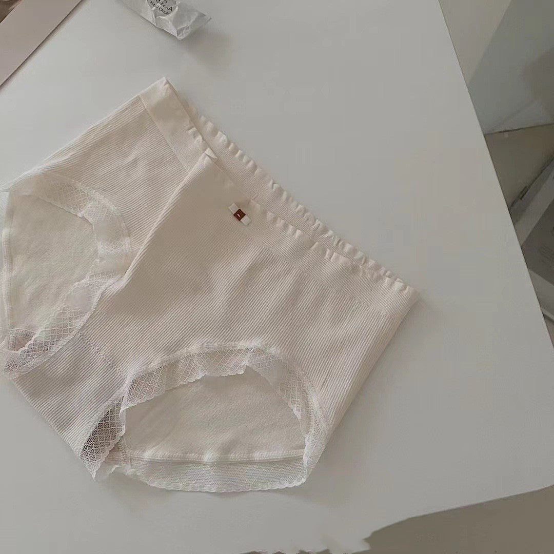 Pack of 6 Japanese Cream Rose Moisturizing Panties For Women Seamless High Elastic