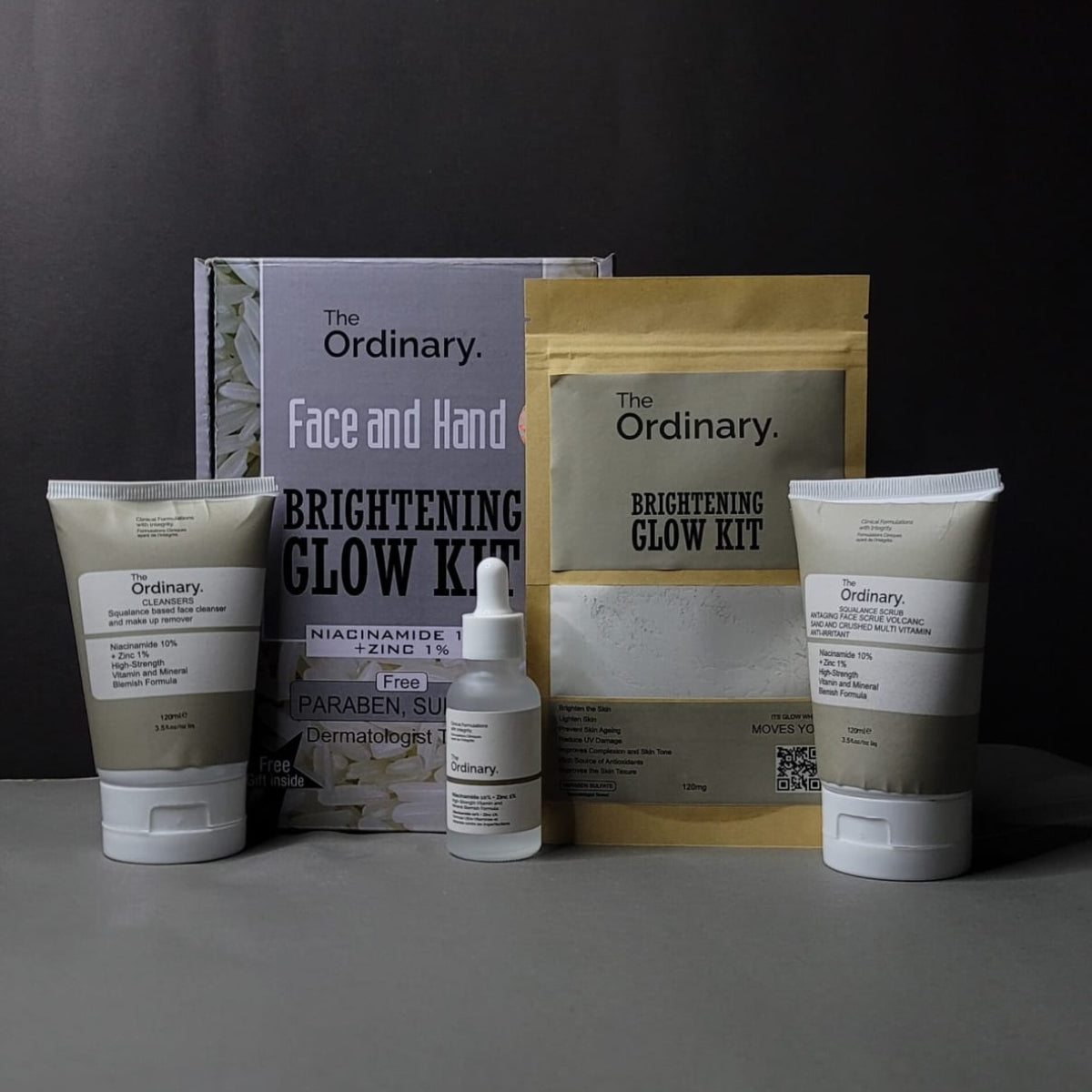 The Ordinary Glow Kit – Face & Hand Brightening 4-in-1 Skincare Set
