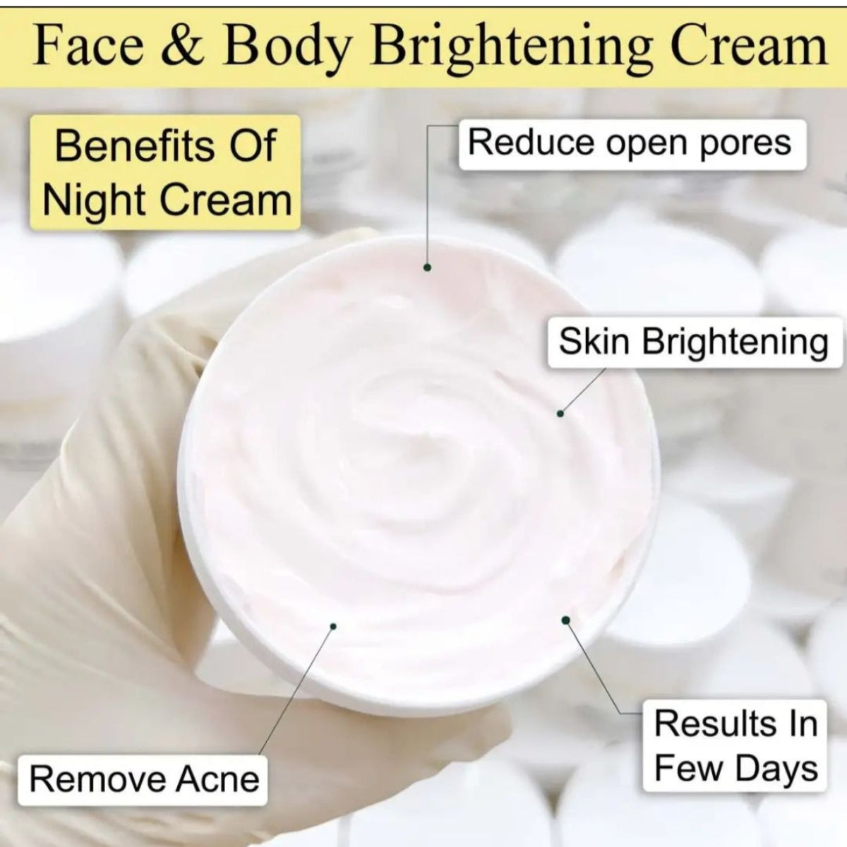 The Health Healer Night Cream – Brightening & Anti-Aging – 50g