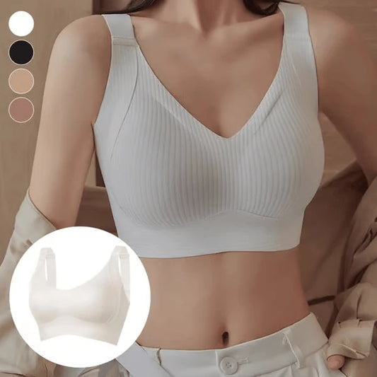 Wireless Ribbed Bras for Women