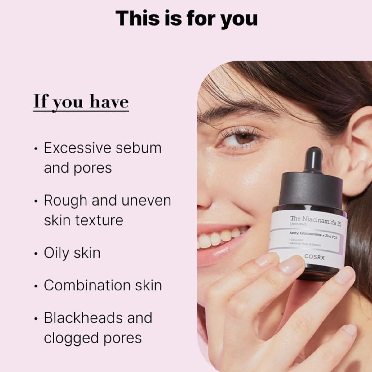 COSRX Niacinamide 15 Serum 20ml – For Pores, Acne & Bright Skin