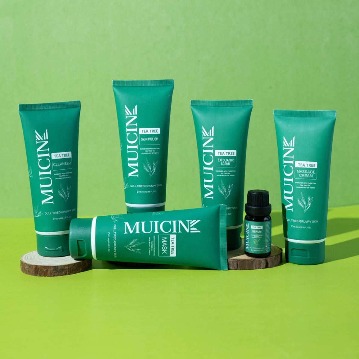 Muicin Tea Tree 6-Step Facial Kit – Unisex Glow & Clear Skin Pack