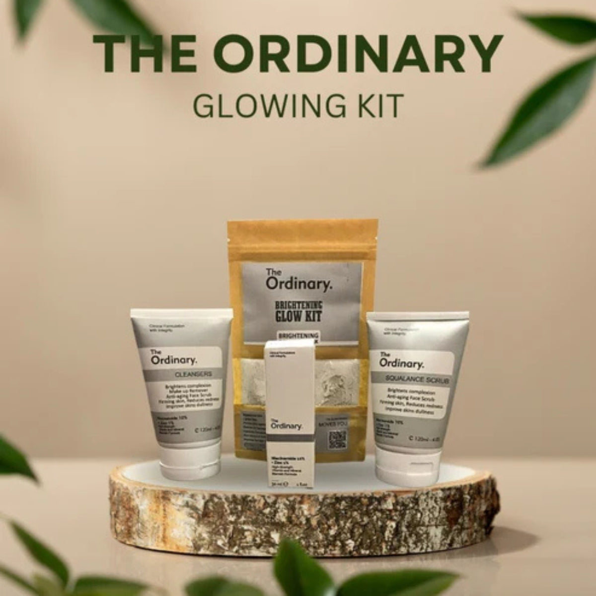 The Ordinary Glow Kit – Face & Hand Brightening 4-in-1 Skincare Set