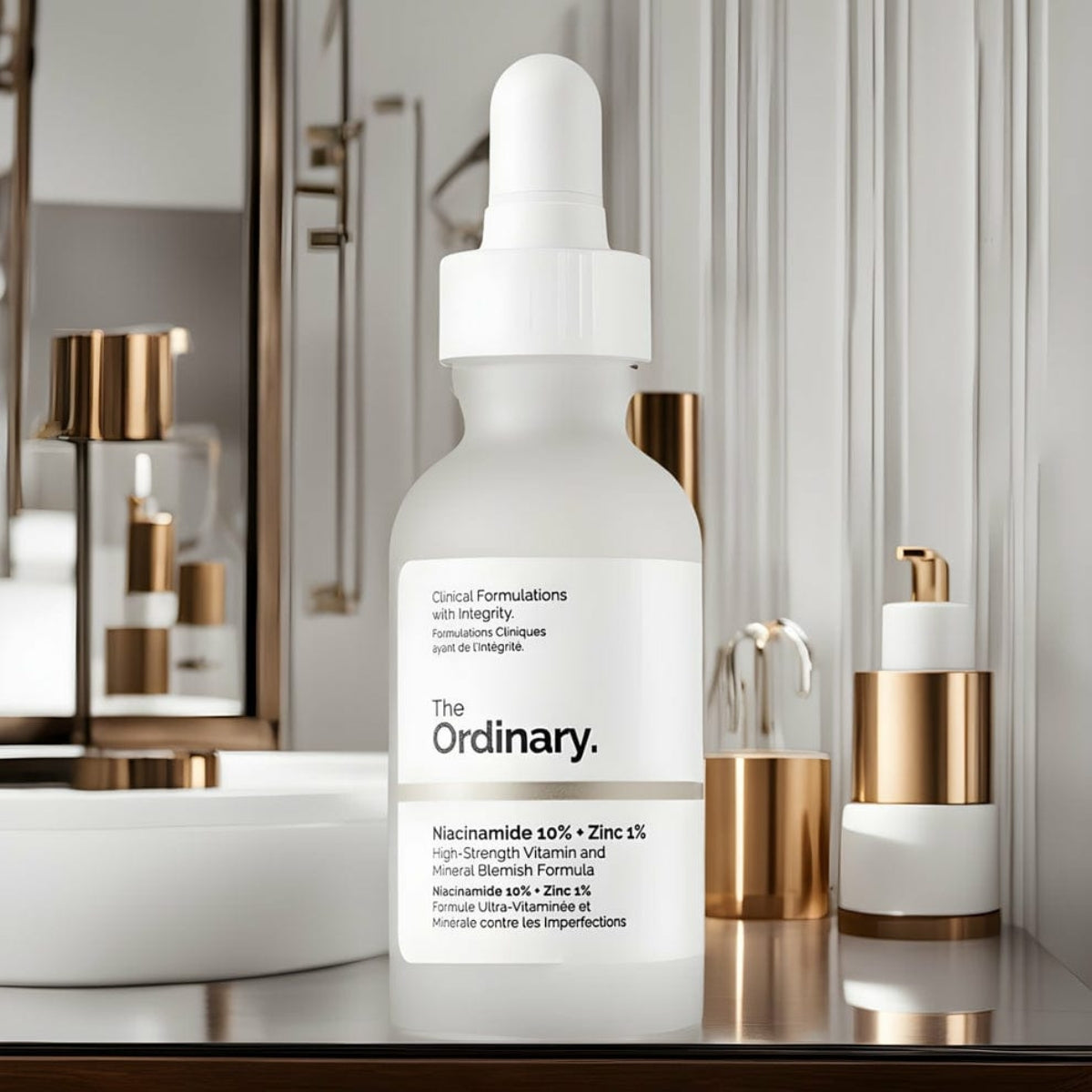 The Ordinary Niacinamide 10% + Zinc 1% Serum 30ml for Bright & Clear Skin