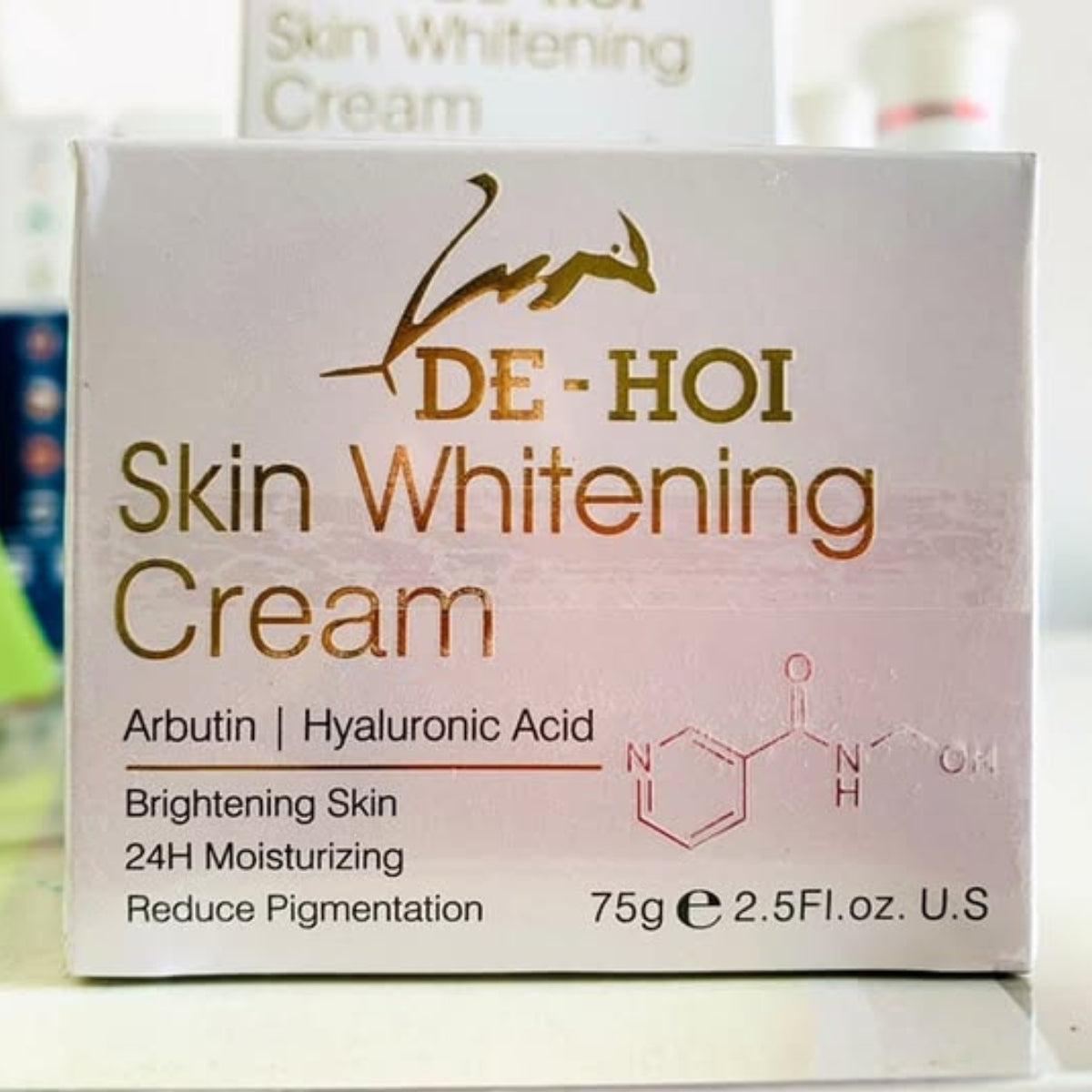 DE HOI Skin Whitening Cream – Face & Body Brightening – 75g