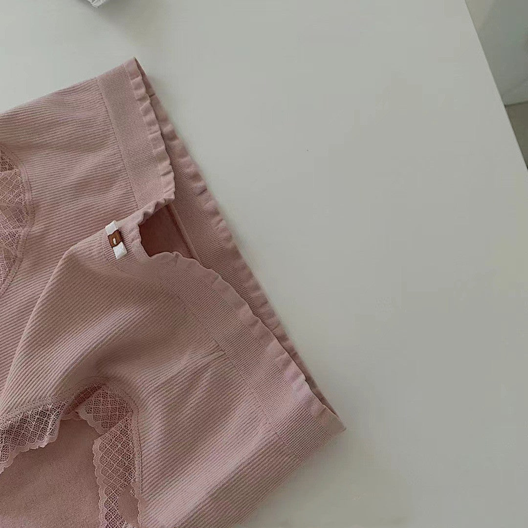 Pack of 6 Japanese Cream Rose Moisturizing Panties For Women Seamless High Elastic