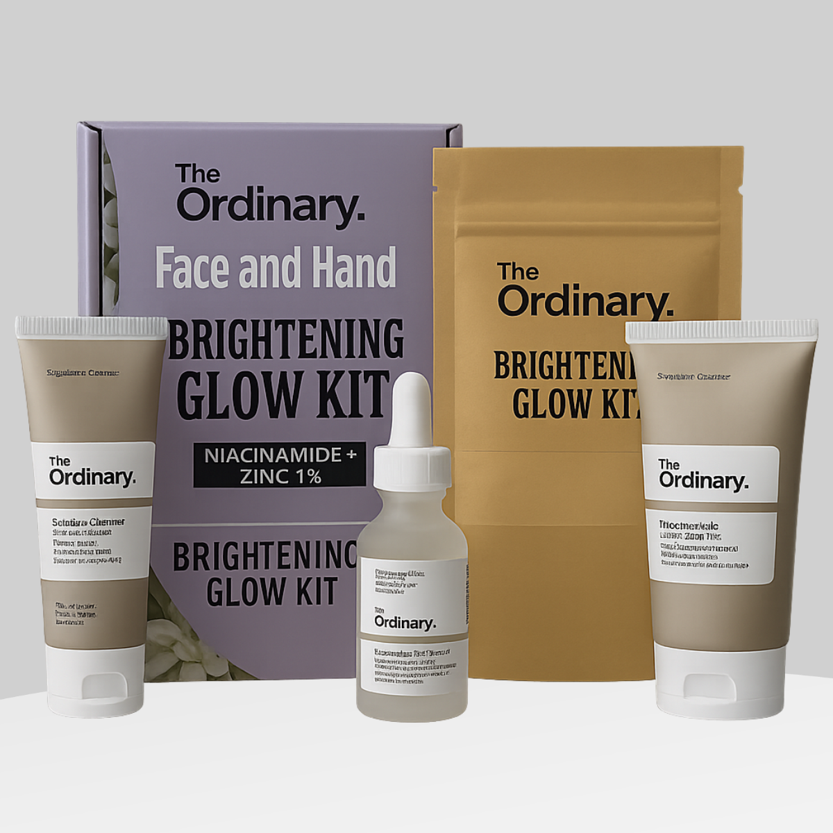 The Ordinary Glow Kit – Face & Hand Brightening 4-in-1 Skincare Set