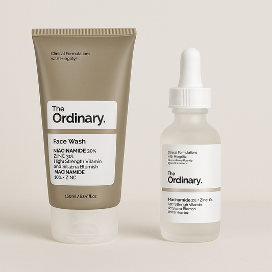 The Ordinary Niacinamide Serum & Face Wash Combo Pack – Pack of 2