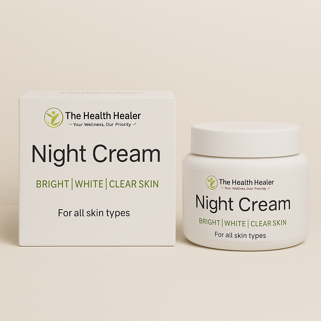 The Health Healer Night Cream – Brightening & Anti-Aging – 50g