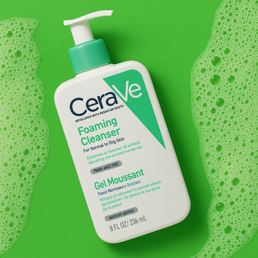 CeraVe Foaming Cleanser – Smooth Texture, All Skin Types, 236ml