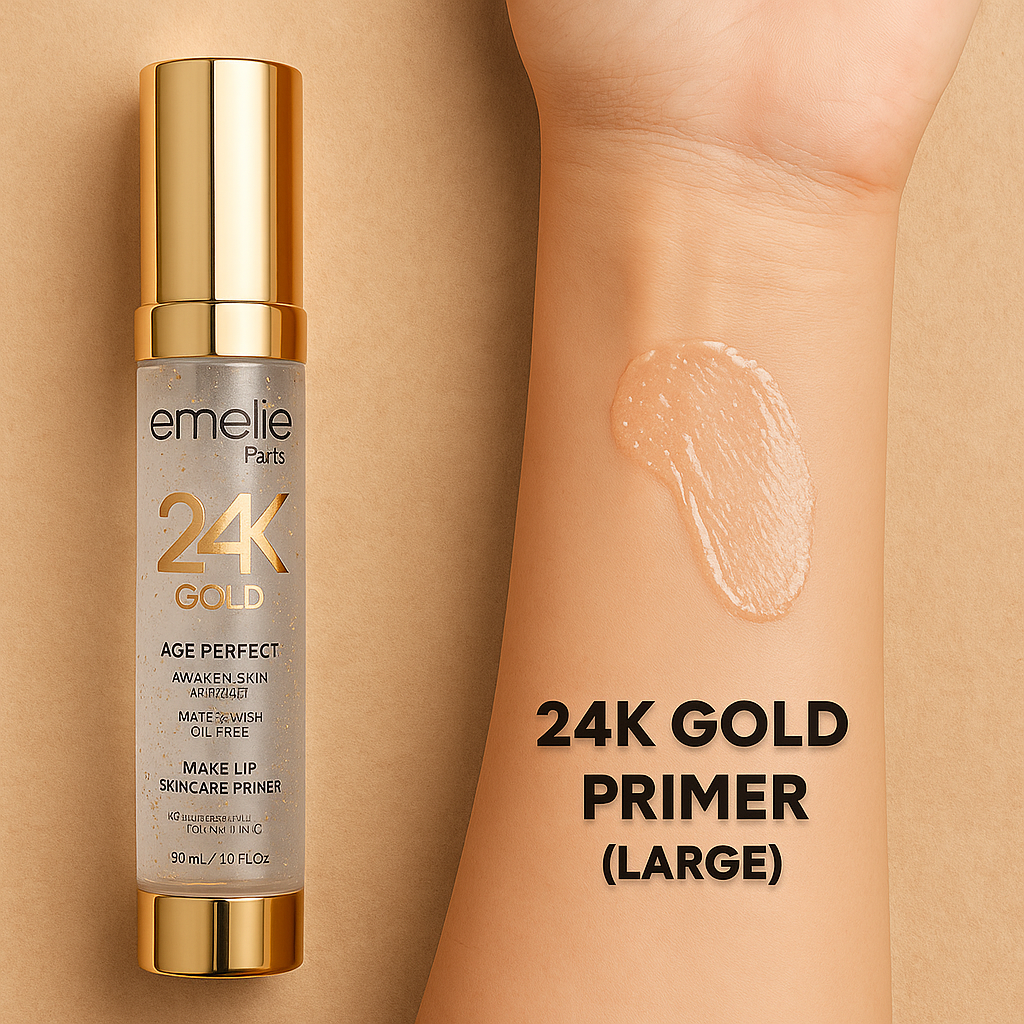 Emelie Paris 24K Gold Makeup + Skincare Primer – 30ml
