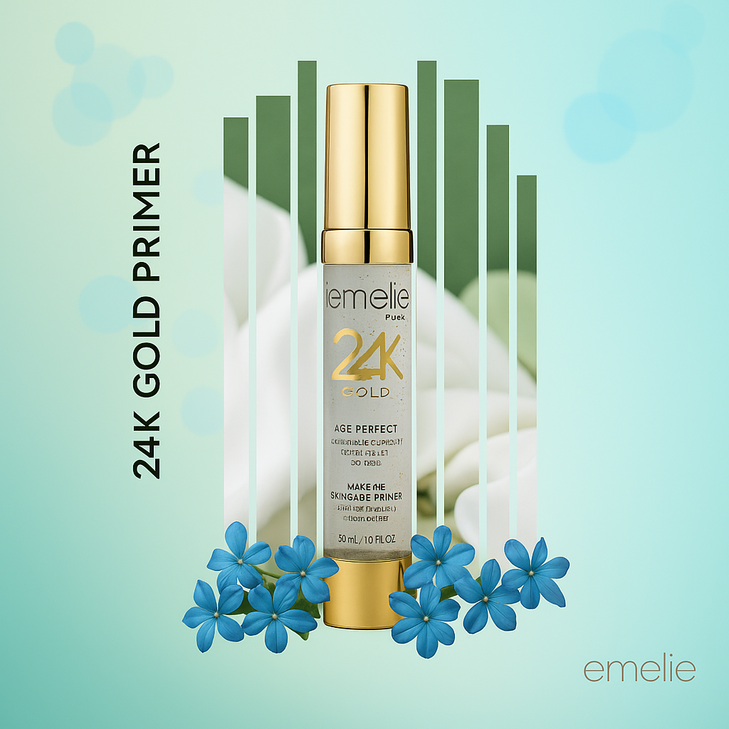 Emelie Paris 24K Gold Makeup + Skincare Primer – 30ml