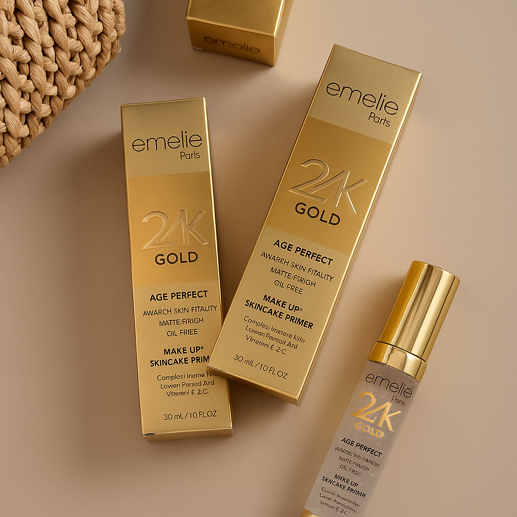 Emelie Paris 24K Gold Makeup + Skincare Primer – 30ml