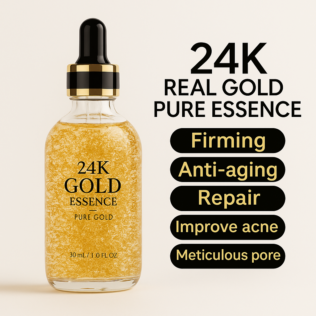 24K Goldzan Pure Gold Face Serum – Hydrating & Anti-Aging Serum
