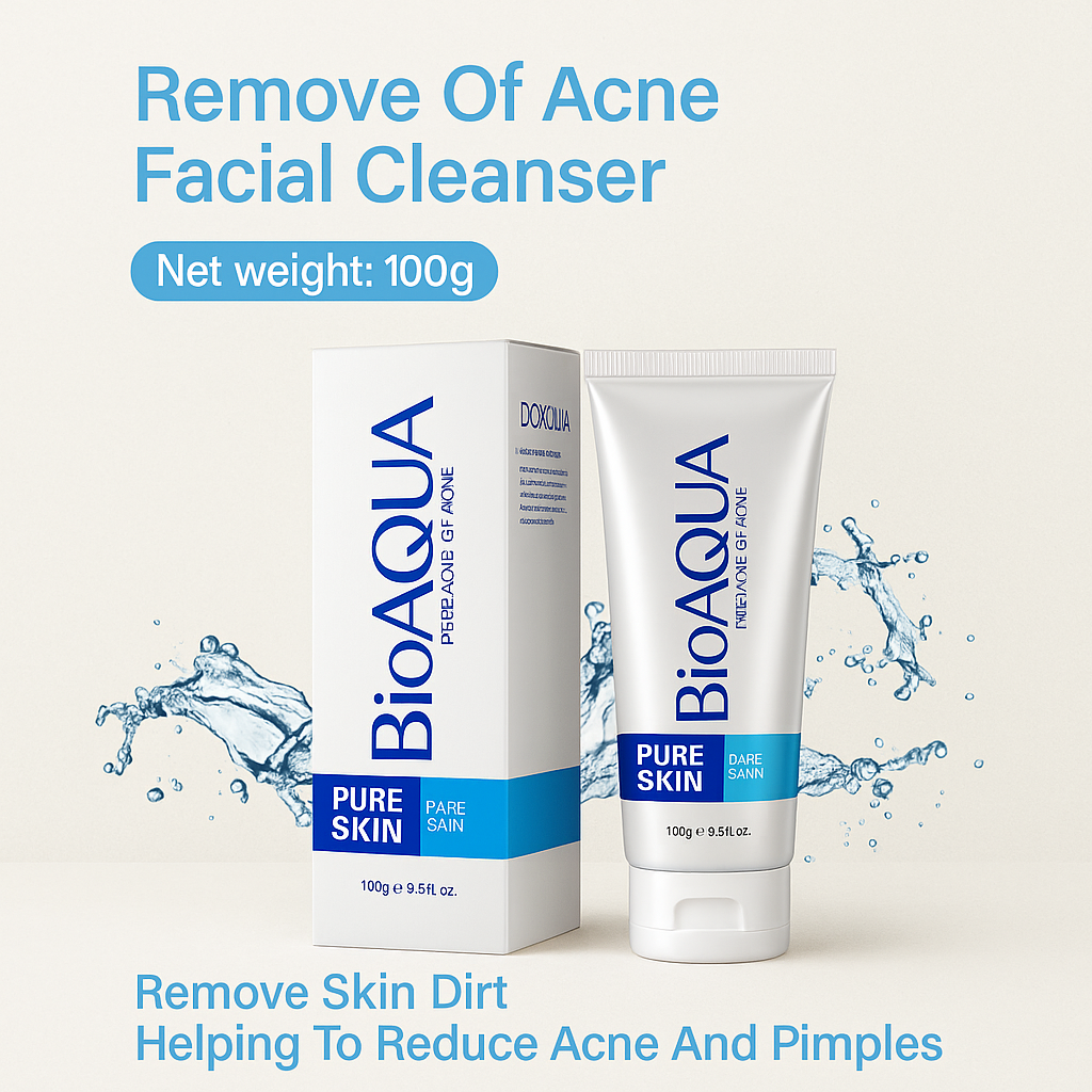 BioAqua Anti Acne Cleanser – Gentle Face Wash for Acne (100ml)