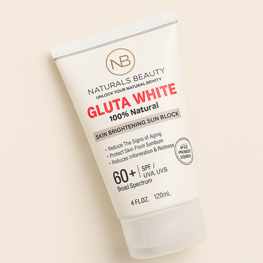 Gluta White Skin Brightening Sunblock SPF 60+ – 120ml