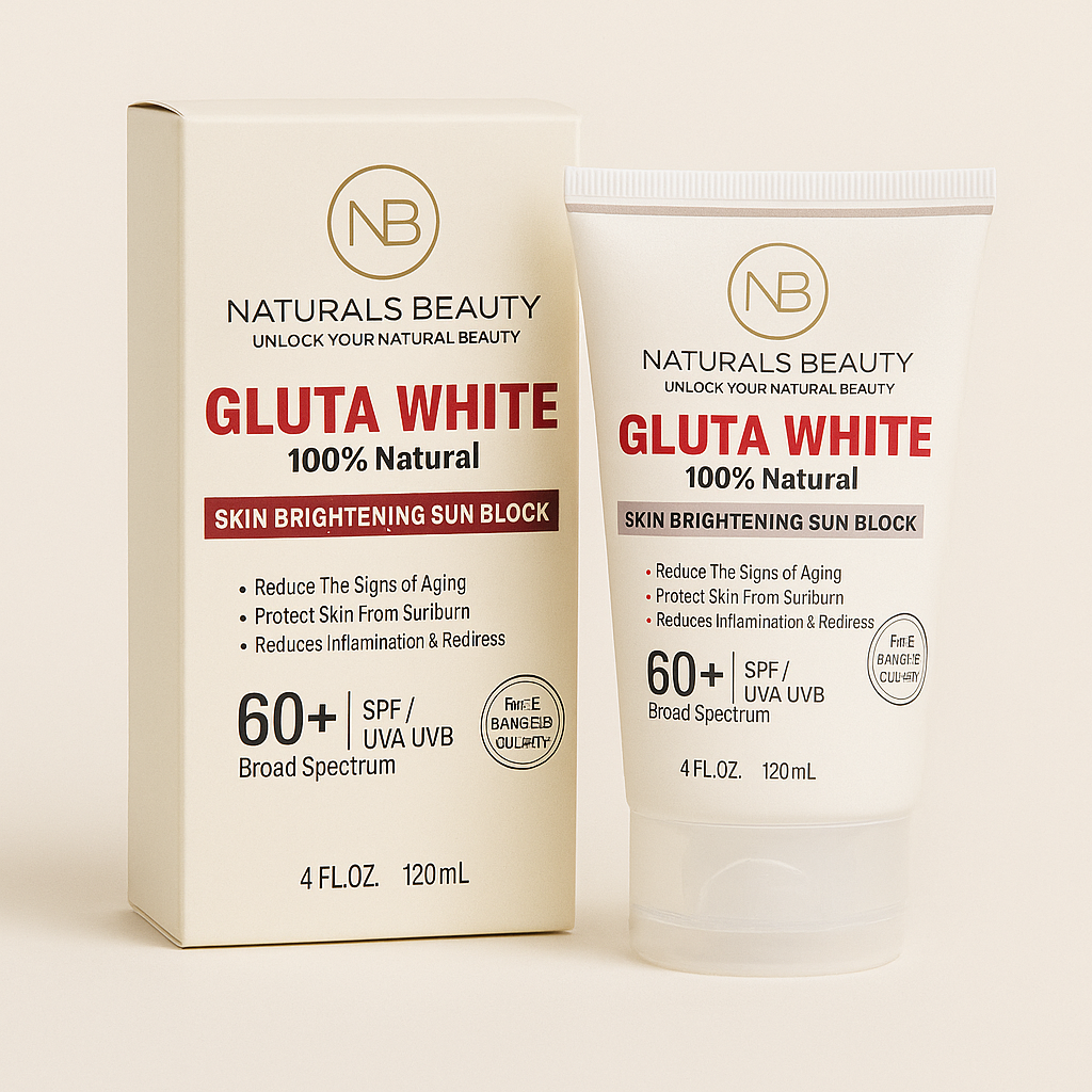 Gluta White Skin Brightening Sunblock SPF 60+ – 120ml