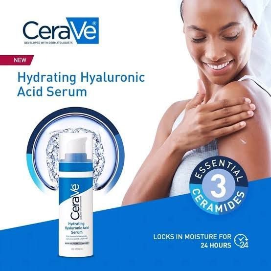 CeraVe Hydrating Hyaluronic Acid Serum – Deep Moisture, 30ml