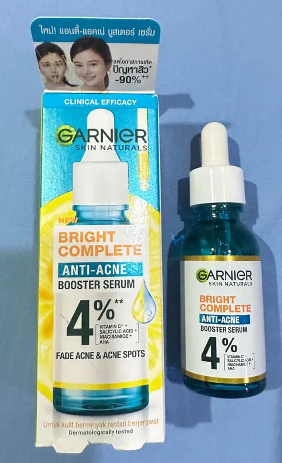 Garnier Bright Complete Anti Acne Booster Serum – 30ml