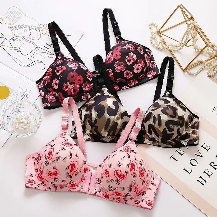 Women's Front Buckle Underwear Thin Style Bras