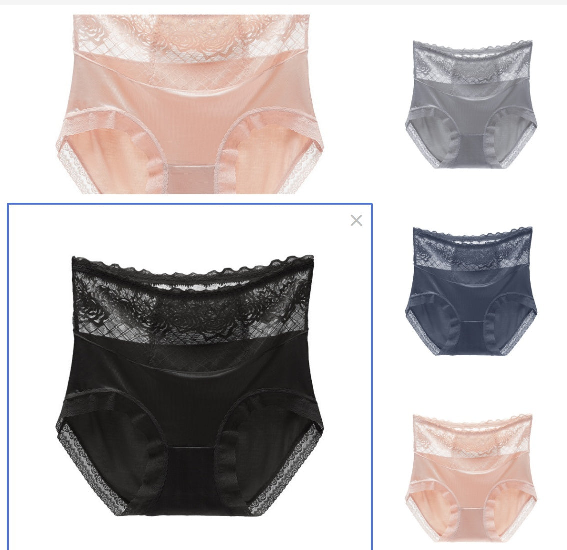 Modal Traceless Lace Sexy Panties Women