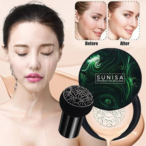 Sunisa Waterproof Mushroom Air Cushion BB & CC Foundation