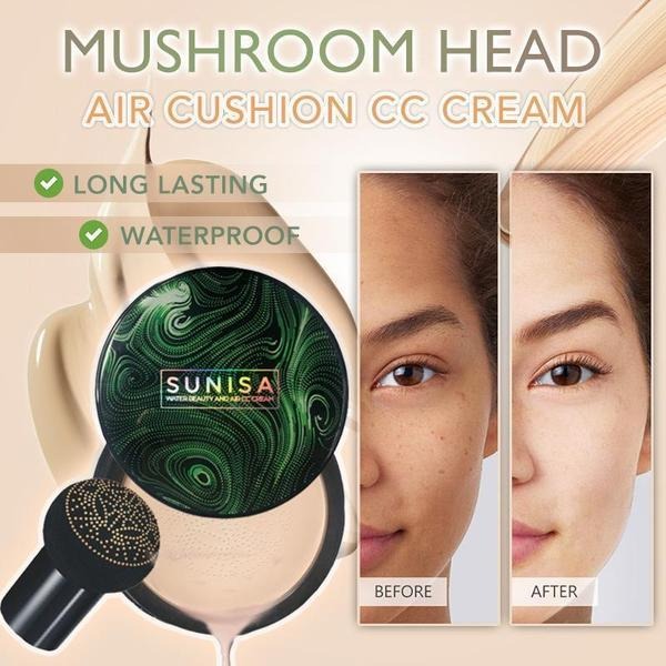 Sunisa Waterproof Mushroom Air Cushion BB & CC Foundation